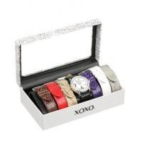ราคา Pre Order ส่งฟรี EMS - นาฬิกาผู้หญิง XOXO พร้อมสายเปลี่ยนอีก 6 เส้น คุ้มมากๆคะ (5395449)