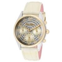 ราคา Pre Order ส่งฟรี EMS - นาฬิกาผู้หญิง Paris Hilton สายหนังสีทอง ประดับคริสตัลด้านใน สวยหรูมากๆ (5384178)