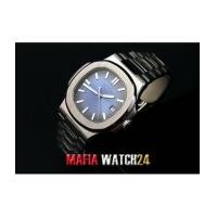 ราคา M0336 นาฬิกา Patek Philippe Men\'s Nautilus 5711/1A Stainless Steel Blue Dial 43 mm. Mirror (4441254)