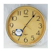 ราคา นาฬิกาแขวน SEIKO QXA001YT ขนาด 11 นิ้ว เรือนทอง (5137983)