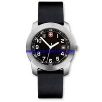 ราคา VICTORINOX SWISS ARMY- FIELD WATCH, BLACK DIAL, BLACK PU STRAP รหัส 26008.CB (2691672)