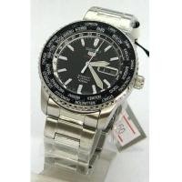 ราคา seiko 5 sport world time รุ่นใหม่ล่าสุด เครื่องรุ่มใหม่ 4r36 ขี้นลานและแฮคเข็มได้ ขอบหมุนได้ (4189169)