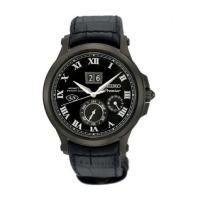 ราคา นาฬิกา SEIKO Premier Kinetic Perpetual Calendar auto relay SNP045P1 special edition Jet Black (4115045)