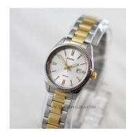 ราคา นาฬิกาข้อมือ Casio Lady ขอบหยักร่องสไตล์ Rolex LTP-1302SG-7AVDF 