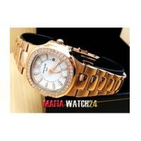 ราคา M0374 นาฬิกา Patek Philippe Ref.7010/1R Rose Gold Ladies\' Nautilus Diamond หน้าขาว งาน Premium (4584941)