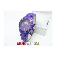 ราคา MF3185 นาฬิกา Ice-Sili ม่วงสายพลาสติก ชนช็อปขนาดเท่าแท้ฮิตที่สุด (4554580)
