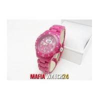 ราคา MF3187 นาฬิกา Ice-Sili ชมพูสายพลาสติก ชนช็อปขนาดเท่าแท้ฮิตที่สุด (4554564)