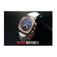 ราคา M0188 นาฬิกา Patek Philippe Lady Complicated Ref.7071R Mirror หน้าดำสายขาว (4410998)