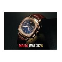 ราคา M0255 นาฬิกา Patek Philippe Lady Complicated Ref.7071R Mirror หน้าดำสายน้ำตาล (4363724)