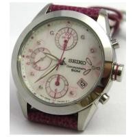 ราคา seiko criteria ประดับเพชร 8 เม็ดแทนตัวเลข จับเวลา (4193399)