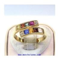 ราคา แหวนพลอยนพเก้าแท้สี่เหลี่ยม พลอยถูกต้องตามตำราทุกเม็ด (7250366)