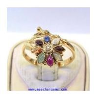 ราคา แหวนพลอยนพเก้าแท้ พลอยถูกต้องตามตำราทุกเม็ด (7240212)