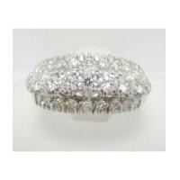 ราคา แหวน เพชรแถวชู 7/0.50 ct ฝังเพชร 20/0.25 ct งานทองขาวโบราณ(ปาหะ) นน. 5.21 g (7207488)