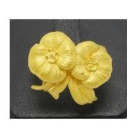 ราคา แหวน Gold Master ทอง24K ลายดอกไม้คู่ งานสวย น่ารักมาก นน. 10.36 g (7203673)