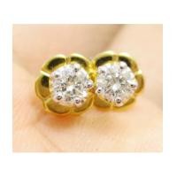 ราคา ต่างหู เพชรเดี่ยว ฝัง 5 เตย 2 เม็ด 0.21 กะรัต ทอง90 เพชรสวย เล่นไฟ วิ้ง วิ้ง นน. 1.64 g (7174713)