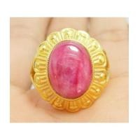 ราคา แหวน ทับทิม พม่า หลังเบี้ย ทอง90 งานเก่า หลุดจำนำ สวยมาก นน. 8.35 g (7173747)