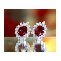 ราคา ต่างหูทับทิมสยาม เม็ดละ 4 กะรัต GIA (7107788)