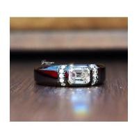 ราคา แหวนเพชรเอมเมอรัลคัตเม็ดกลาง 1.01 กะรัต (7118973)