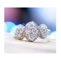ราคา แหวนเพชรแถว หน้ากว้างน้ำ 100 (7079652)