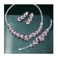 ราคา ชุดทับทิมพม่าฝังเพชร สร้อยคอ ต่างหู สร้อยมือ (7063467)