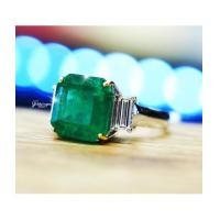 ราคา แหวนมรกตโคลัมเบีย 8 กะรัตล้อมเพชร (7076725)