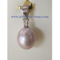 ราคา จี้ไข่มุกแท้อันดามันประดับเพชรแท้ (ของฝากจังหวัดสตูล) (3425297)