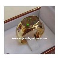 ราคา แหวนพลอยโอปอลประดับเพชรแท้ (5056175)