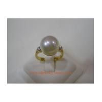 ราคา แหวนไข่มุกเซาท์ซีสี 11 มิล ประดับเพชรแท้ 0.06 กะรัต (ของฝากจังหวัดสตูล) (3401581)
