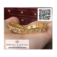 ราคา สร้อยข้อมือเพชรซีกเหลี่ยมลูกโลกโบราณ (7302671)