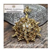 ราคา จี้บินตังเพชรซีกโบราณ สภาพสวย งานโบราณแท้ จี้บินตัง/เข็มกลัดเพชรซีกโบราณ งานเปอรานากันเก่าแท้ (7295914)