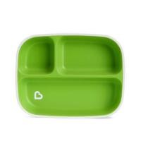 ราคา Munchkin : MNK21175 จานใส่อาหาร Splash Divided Plate Green (7295497)