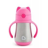 ราคา Munchkin : MNK17400 ถ้วยหัดดื่ม 8oz. Cool Cat Stainless Steel Cup - 1 pk (7295490)
