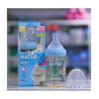 ราคา Natur เนเจอร์ ขวดนมเนเจอร์สีชา PES 4 ออนซ์ Smart Biomimic สมาร์ทไบโอมิมิค ฟ้า 80165 (7279203)
