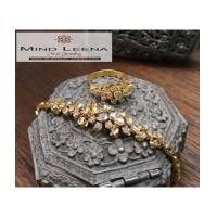ราคา เซ็ตแหวนและสร้อยข้อมือเพชรซีกโบราณ peranakan nyonya jewelry (7258951)