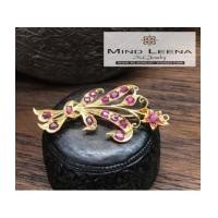 ราคา เข็มกลัดเพชรซีกโบราณ peranakan nyonya jewelry (7251413)