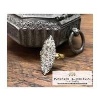 ราคา แหวนเพชรซีกโบราณ แหวนบาแยะ งานperanakan nyonya jewelry (7251402)