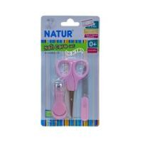ราคา NATUR เนเจอร์ กรรไกรตัดเล็บเด็กทารกเนเจอร์แพ็ค 3 ชิ้น สีชมพู (4000052)
