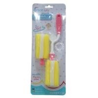 ราคา แปรงล้างขวดนมฟองน้ำGracekidsคาเนชั่น4466ชมพู (7014976)