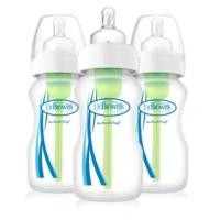 ราคา Dr.Brown\'s : DRBWB93005-GBX ขวดนม 9 oz / 270 ml PP Wide-Neck quot;Optionsquot; Baby Bottle, 3pk. (6992620)