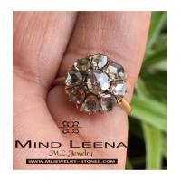 ราคา แหวนเพชรซีกหน้ากว้าง กระจุกล้อม เพชรซีกเม็ดกลาง หน้ากว้างประมาณเพชร 30 ตังค์ (7208200)