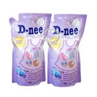 ราคา D-nee น้ำยาซักผ้าเด็กดีนี่- กลิ่น Yellow moon สีม่วง 600 มล. 1 แถม 1 x 6ชุด 12 ถุง (6233848)