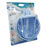 ราคา ชามบดอาหารเด็กพร้อมช้อน Attoon 112104 ฟ้า (6910211)