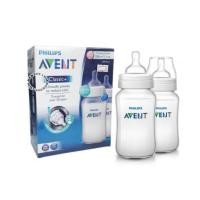ราคา ขวดนมเอเวนท์ Avent Classic 11 ออนซ์ PP แพ็ค2ขวด SCF566/27 (6881375)