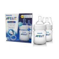 ราคา ขวดนมเอเวนท์-Avent Classic 4 ออนซ์ PP แพ็ค2ขวด SCF560/27 (6881217)