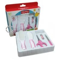 ราคา Fisher-Price เซ็ทกรรไกรตัดเล็บเด็กทารก+แปรงหวีผม+แปรงนวดเหงือก 6 ชิ้น ฟิชเชอร์ไพรส์ สีชมพู (4989140)