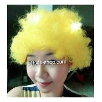 ราคา 1 อัน สีเหลือง วิกมีไฟ LED วิกแอฟโฟร่ วิกอัฟโฟร่ วิกผมหยิก วิกหัวฟู วิกคอสเพลย์ วิกผมปลอม วิกแฟนซี (6540564)