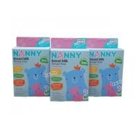 ราคา NANNY แนนนี่ ถุงเก็บน้ำนมแนนนี่Nanny6ออนซ์60ใบx3กล่อง(180ใบ) (6670240)