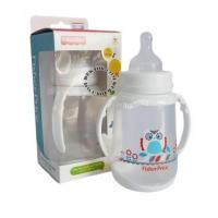 ราคา ขวดนมฟิชเชอรไพรส์แขนจับ-Fisher-Price 10 ออนซ์ คอกว้าง FP201211 สีขาว (5456382)