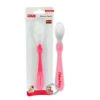 ราคา ช้อนซิลิโคน ฟิชเชอร์ไพรส์ สีชมพู Fisher Price Silicone spoon (4232003)