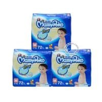 ราคา มามี่ โพโค เทปกาว-MamyPoko Extra Dry ไซส์ M ขนาด 72 ชิ้น x 3 แพ็ค ยกลัง (5988153)